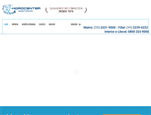 Tablet Screenshot of hidrocenter.com.br